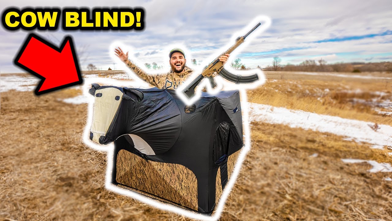 HUNTING My Farm while DISGUISED as a COW! (Will It Work)