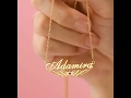 Sterling Silver Name Necklace With Birthstone