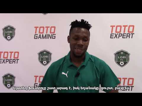 Friday Ubong's post match interview | Lori FC - Artsakh