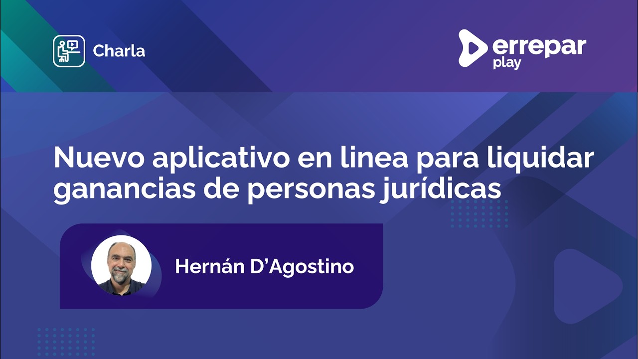 Nuevo aplicativo en linea para liquidar ganancias de personas jurídicas