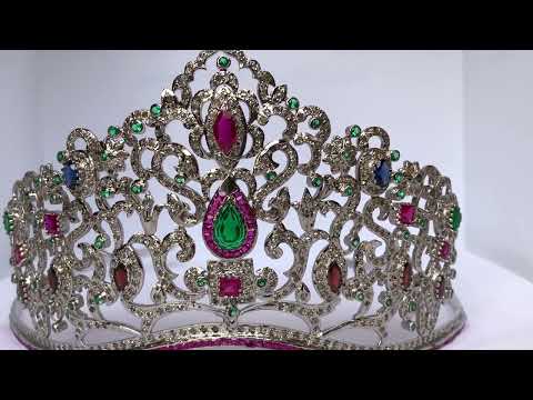 Diamond Tiara Crown - Royal Antique Handmade Tiaras and Crowns - Costozon