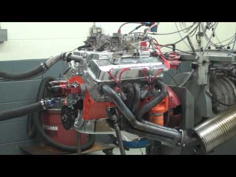 327 Chevrolet with Offenhauser cross ram intake