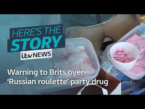Warning to Brits over 'Russian roulette' party drug pink cocaine | ITV News