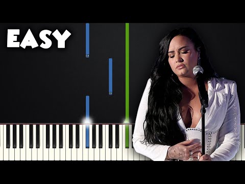 Anyone - Demi Lovato | EASY PIANO TUTORIAL + SHEET MUSIC by Betacustic