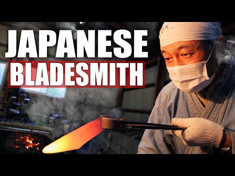 我與日本刀匠共度了一天 - 做一把刀 (I Spent a Day With a Japanese Bladesmith | Making a Knife)