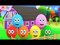 Aprender Colores Y Números Huevos De Colores En La Granja Canciones Infantiles Melly En Español