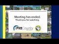 Pitt County Board Of Commissioners Meeting 7 21 2025 6 00 00 PM