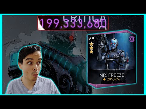 3* Mr. Freeze 200M Damage Per Second Injustice 2 Mobile