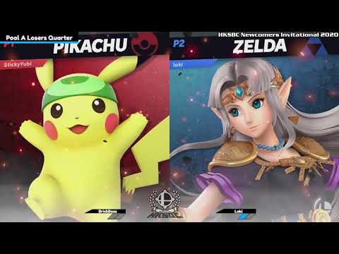 BrickBoss (Pikachu) vs Loki (Zelda) [Pool A LQF] - HKSBC Newcomers Invitational 2020