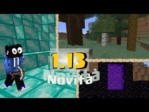 NUOVO LOOK PER MINECRAFT?! - Novità 1.13: Retexturing, ID blocchi superati, archiviazione file