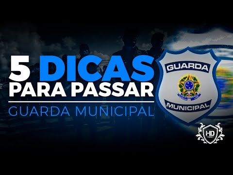 DICAS PARA PASSAR EM QUALQUER CONCURSO DE GUARDA MUNICIPAL