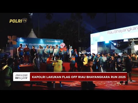 PRESISI UPDATE : KAPOLRI LEPAS RIAU BHAYANGKARA RUN 2025, TANAM POHON DAN JALAN SANTAI 13/7/25 10.00