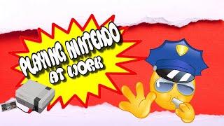 Played Nes while working 😈