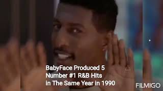 BabyFace Produced 5 #1 R&amp;B Hits In 1990