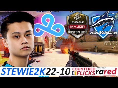 Stewie2K 22-10 / Cloud9 vs Vega Squadron / ELEAGUE Boston Major 2018 / Swiss R5