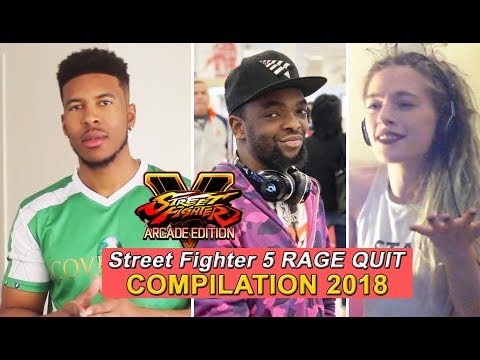 Street Fighter 5 (SFV) - Best of Ragequit Compilation 2018ス「トリートファイターV (スト5)」