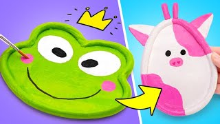 We Made the CUTEST Clay Plates Ever! 🐷✨