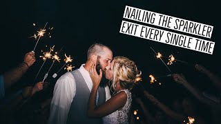 Nail The Sparkler Exit Every Time - Professional Wedding Photographer Tips and Tutorials