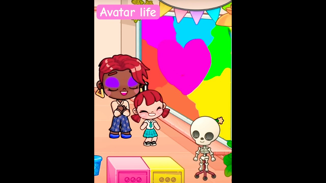 rainbow Heart #trending #avatarworld #gaming #pazu #shorts