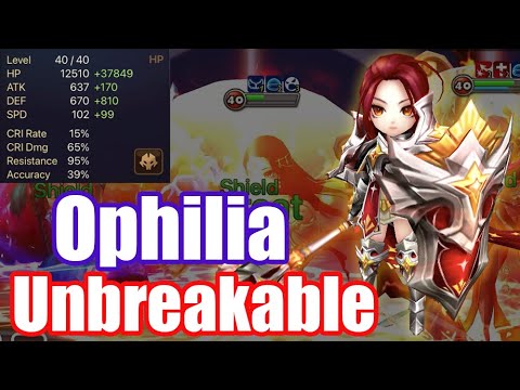 【Summoners War | Curry's RTA】The Power Ophilia, Unbreakable bruiser team debut!!