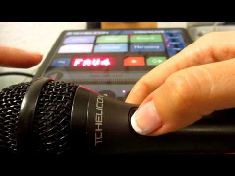Tutorial mic control de MP-75 con voice live touch