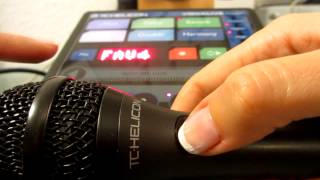 Tutorial mic control de MP-75 con voice live touch