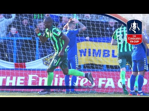 Curzon Ashton 3-4 AFC Wimbledon - Emirates FA Cup 2016/17 (R2) | Goals & Highlights