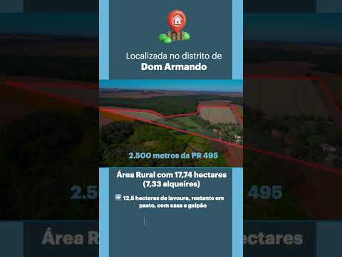 Lavoura, Campo, água e espaço para cavalos -ref 1141