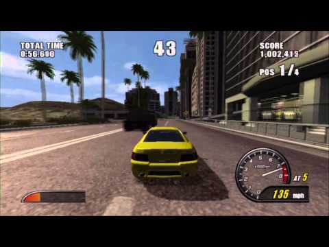 Burnout 2: Point of Impact (PS2) - Run to the Sun [Ocean Sprint R]