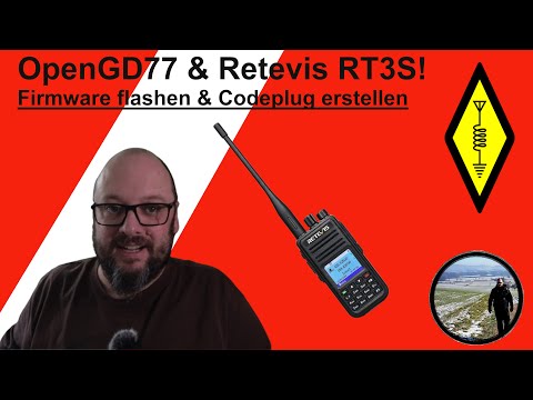 Retevis RT3S & OpenGD77. Anleitung Firmware & Codeplug. #amateurfunk #cbfunk #retevis #hamradio
