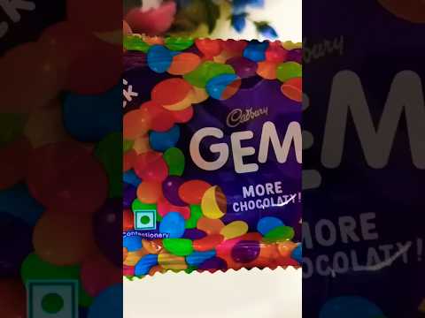 Mouth Watering  Gems🔴🟠🟡🟢🔵🟣 more chocolaty Maha pack @₹10 only #shorts #gems #cadbury #chocolate