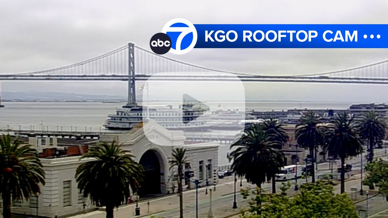 Live webcam view of Ferry Building & Bay Bridge, San Francisco