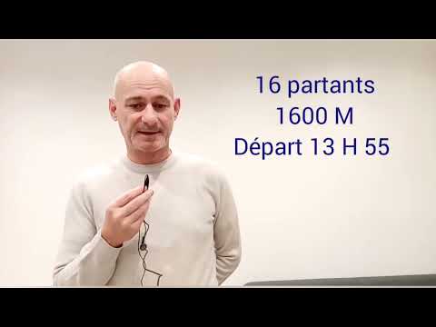 PRONOSTIC QUINTÉ + LUNDI 12 JANVIER À CAGNES SUR MER RÉUNION 1 COURSE 2 #QUINTÉ 