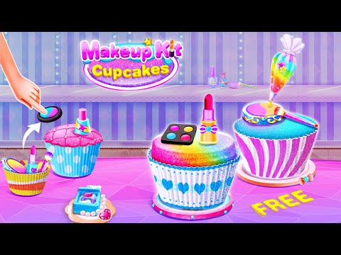 Makeup Kit Cupcake Games -  Tasty Cupcakes Maker Video