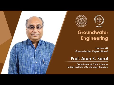 Lecture 62 Artificial Recharge Techniques and Designs