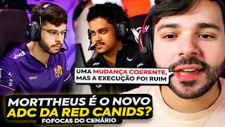🚨 MORTTHEUS VAI SER O NOVO AD CARRY DA RED CANIDS! MINERVA REAGE E OPINA SOBRE A MUDANÇA