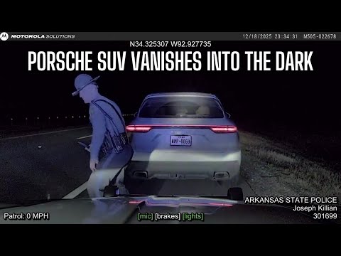 Porsche SUV Refuses to Stop During Interstate 30 Traffic Stop Near Malvern