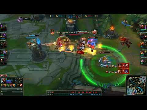 ADC placement in teamfight with tristana