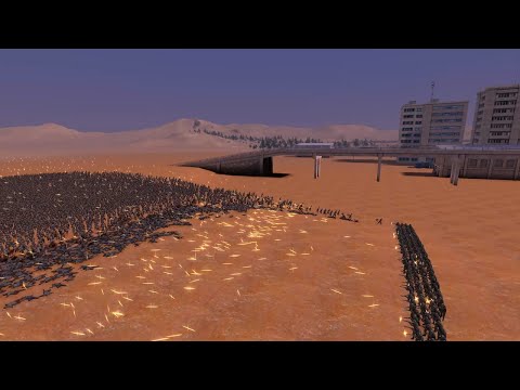 10000  Persian's  vs 300 German Machine Guns  | Ultimate Epic Battle Simulator |