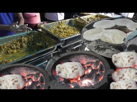 Who Loves Garam Roti ( Hot Bread ) with Vegetables | Traditional Best Indian Street Food Kolkata
