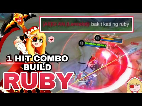 ONE HIT COMBO BUILD RUBY 2022 | EMD BUILD | RUBY MONTAGE | ikanji | MOBILE LEGENDS