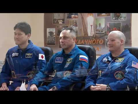 Russian State Commission Meeting and Final ISS Expedition 54-55 Crew News Conference