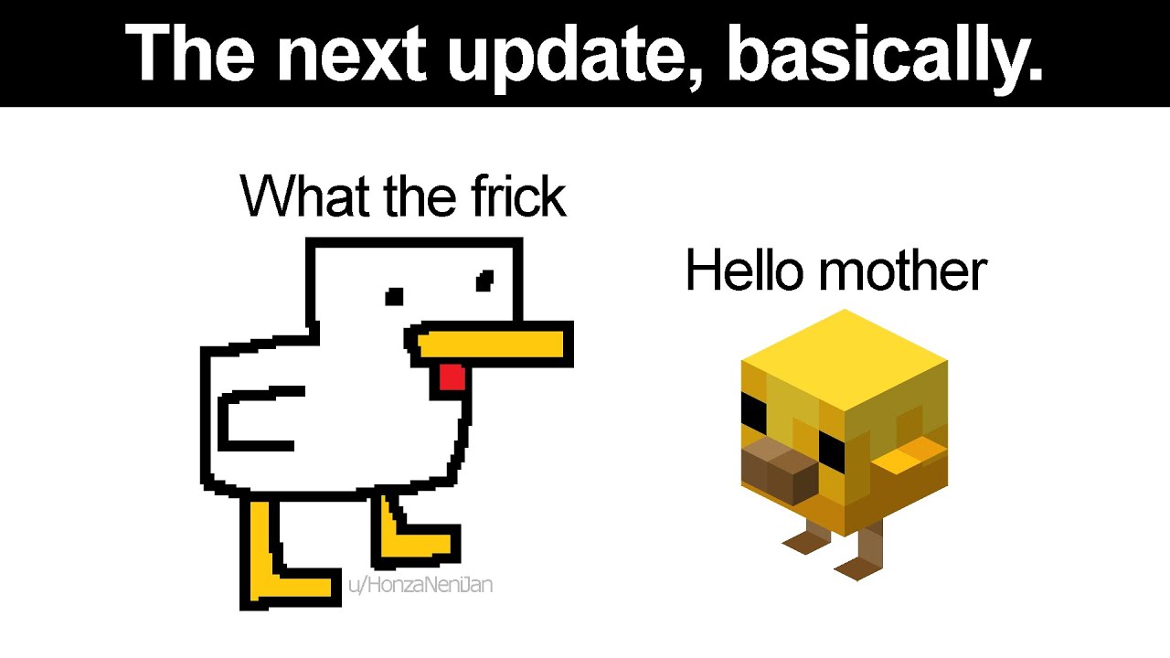 The NEW BABY CHICKEN mob is already being memed...