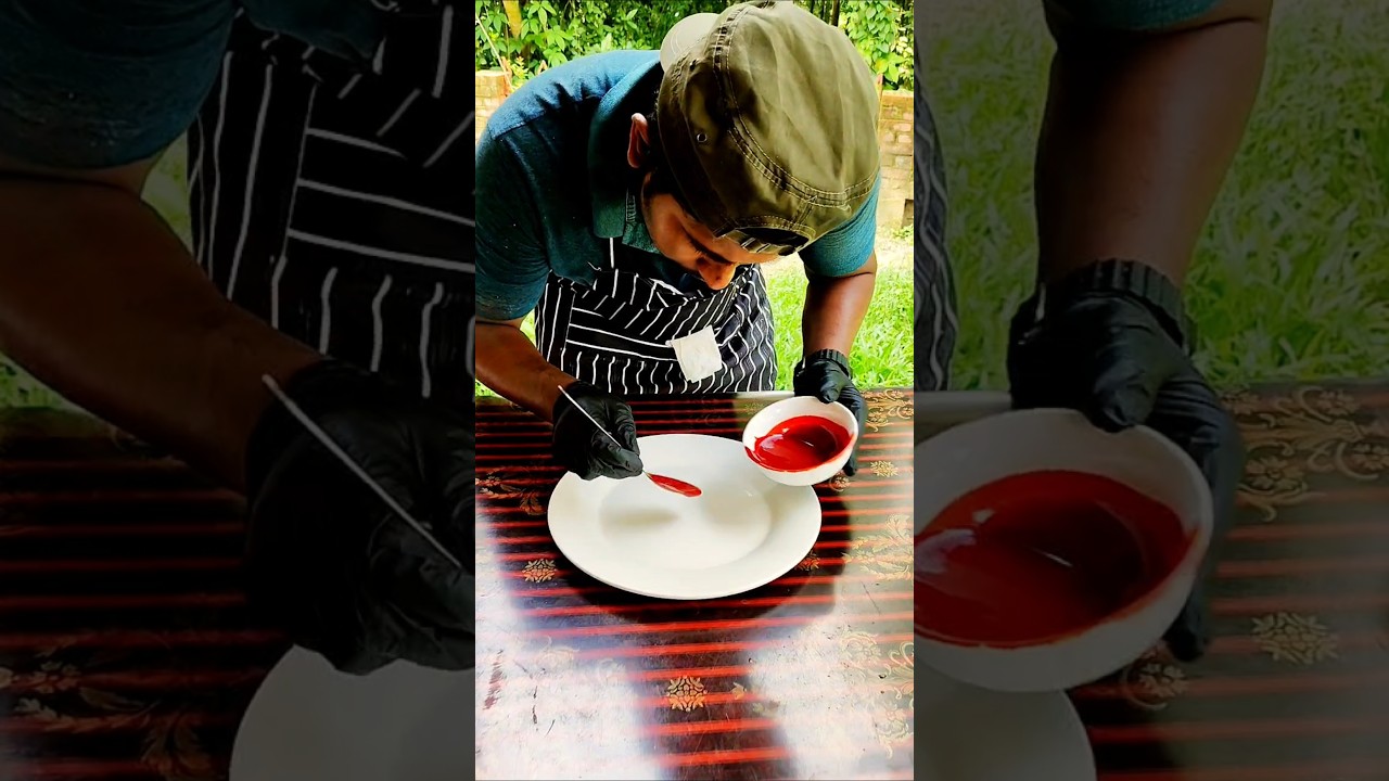 new art plate designing food #foryou #chefsnextdoor #food #foodart #cooking #artificial