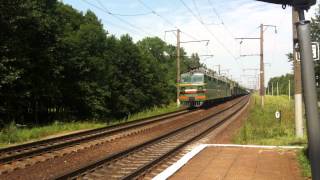 preview picture of video '[БЧ] Беларуская чыгунка - Belarussian railways Minsk bound freight train...'