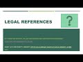 Legal References and Citations APA Format