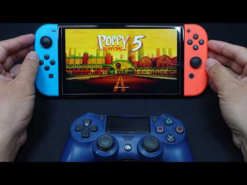 POPPY Playtime 5 on Nintendo Switch Oled with PS4 Controller