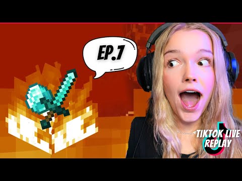 EPIC NETHER CHAOS: Vara's CRAZY Minecraft TikTok Livestream