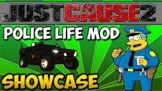 preview picture of video 'Just Cause 2 Mod - Police Life - Showcase Tutorial'