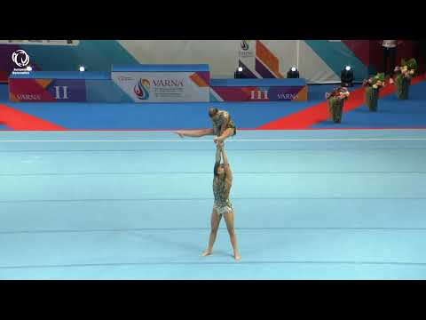 Alisa Karsdorf & Mia Ohlsen (GER) - 2023 ACRO European Champions, Junior Women’s Pairs Balance